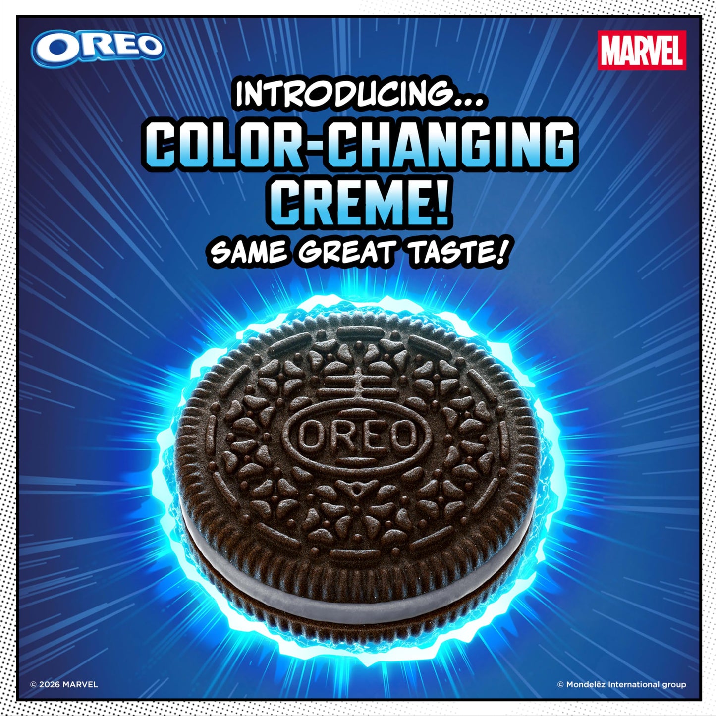 MARVEL OREO Stuf of Legends Chocolate Sandwich Cookies, Special Edition, 10.68 oz