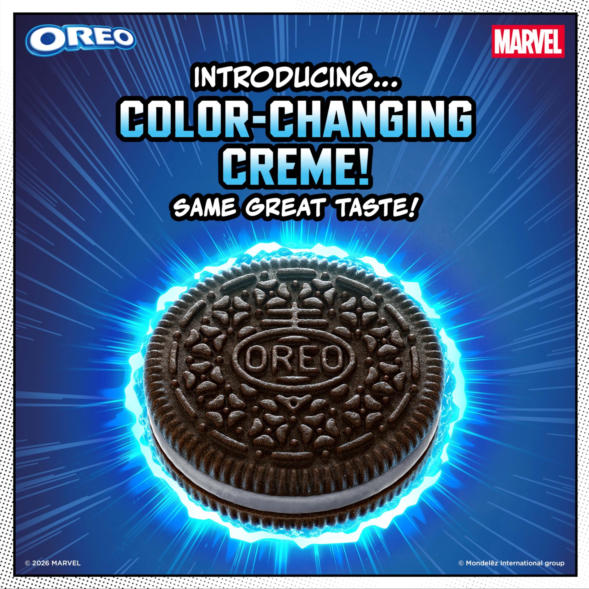 MARVEL OREO Stuf of Legends Chocolate Sandwich Cookies, Special Edition, 10.68 oz