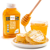 Wholesome Yum Zero Sugar Honey Substitute (Keto) - Natural Sugar Free Honey Alternative With Monk Fruit & Allulose - Zero Net Carbs, Non GMO, Gluten Free, No Aftertaste (11 oz)