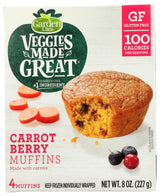 Garden Lites, Muffins Carrot Berry, 8 Ounce
