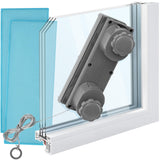 Tyroler Magnetic Window Cleaner Tool | The Silicone Glider R-3 AFC Fits Windows 0.2"-1.5" Thick | Double Sided Outside Window Cleaner Tool |