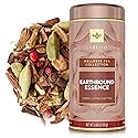 Teabloom Earthbound Essence Loose Leaf Herbal Tea with Orange, Ginger & Chai Spices | Warm Cinnamon & Citrus Blend | Canister Makes 35-50 Cups |