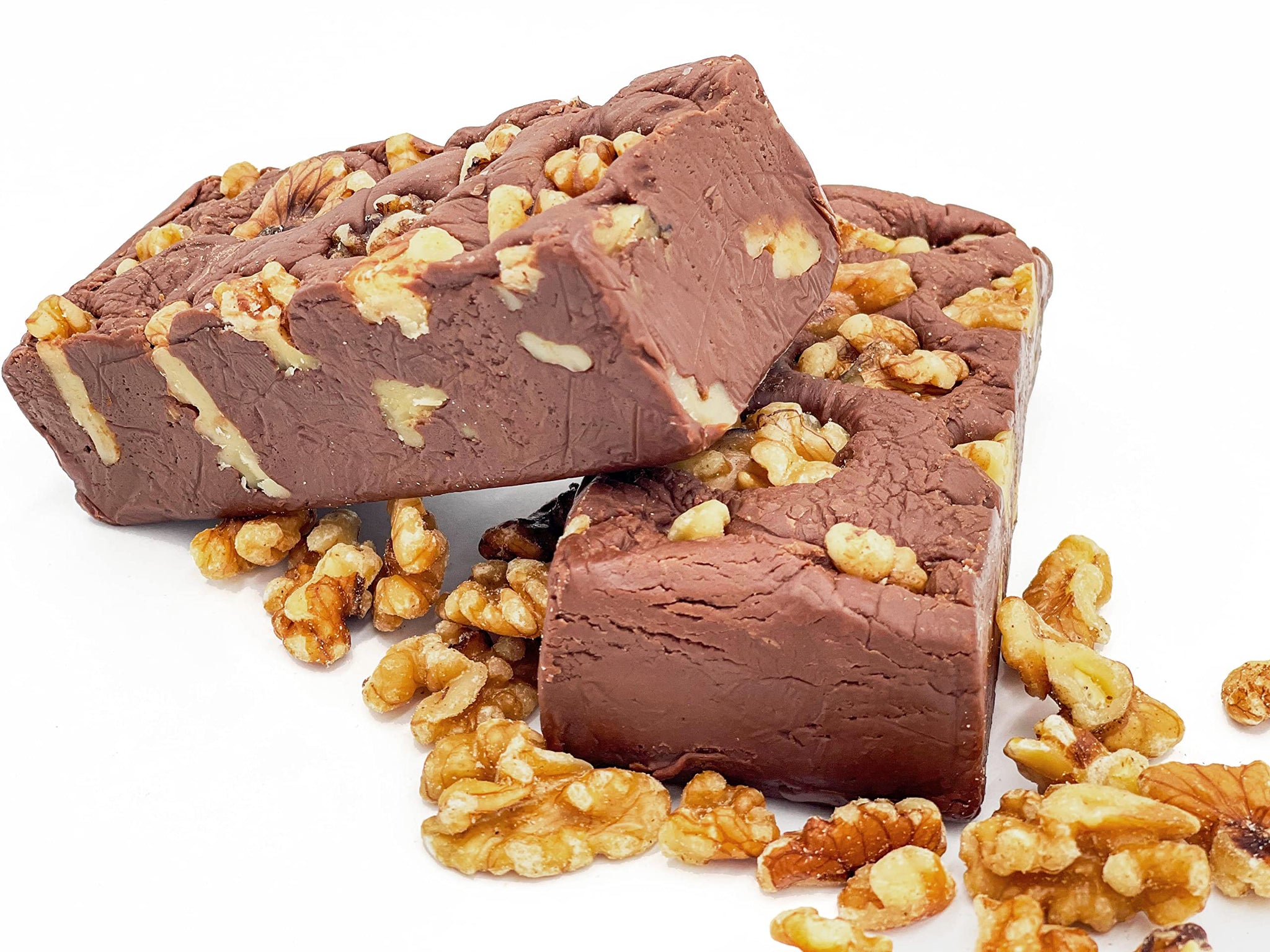 Uncle Butch’s Chocolate Walnut Fudge Candy - Chocolate Fudge Freshly Made in Small Batches with Real Butter - Creamy, Decadent, Handcrafted