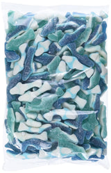 Sour Sharks - Gummies - Bulk Candy, 1 Kilogram