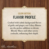 Fee Brothers Celery Cocktail Bitters - Aromatic Cocktail Mixer & Concentrated Flavoring, Gluten Free, Vegan-Friendly, 5 fl oz