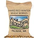 Palouse Brand Certified Glyphosate Residue Free Hard Red Winter Wheat Berries | 5 LBS | Family Farmed in Washington State | Non-GMO Project Verified | Certified Kosher Parve