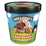 Ben & Jerry's Half Baked Chocolate and Vanilla Ice Cream 16 oz