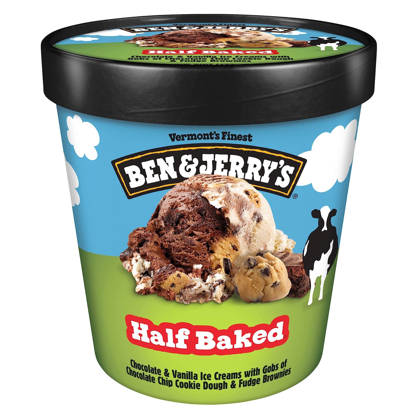 Ben & Jerry's Half Baked Chocolate and Vanilla Ice Cream 16 oz