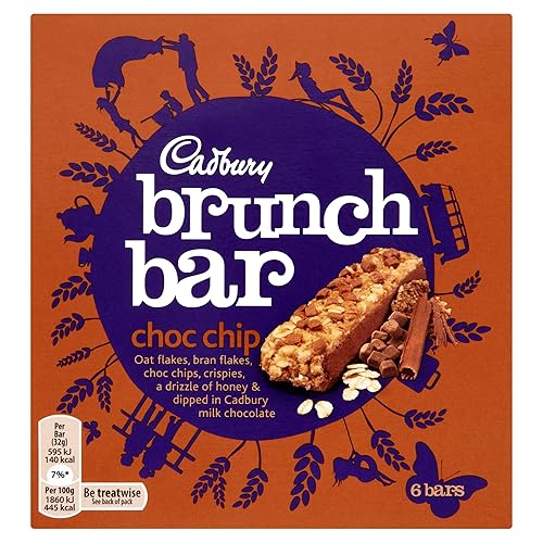 Cadbury Brunch Choc Chip 5 x 28g (140g) (Pack of 4)