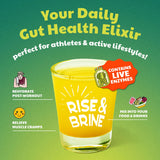 Olive My Pickle Probiotic Dill Pickle Juice Shots | 3-Pack Bundle of Natural Probiotic Turmeric & Cracked Black Pepper Dill Pickle Juice for Leg