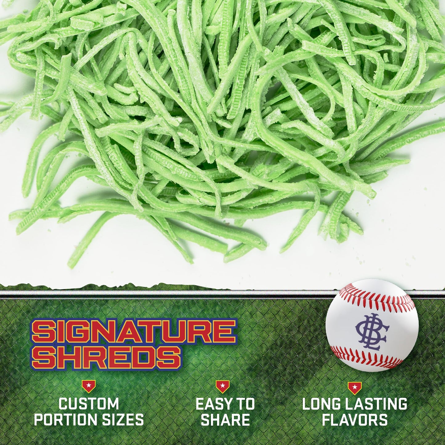 Big League Chew Sour Apple Bubble Gum 3-Pack - 2.12oz Packets - Swingin’ Sour Apple Baseball Gum - Big League Chew Baseball Candy Set for Treats