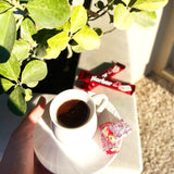 TAFE Narbar - Pomegranate Flavored Turkish Delight with Hazelnut & Coconut - Individually Wrapped Gourmet Candy Bar - Premium Mediterranean Sweet