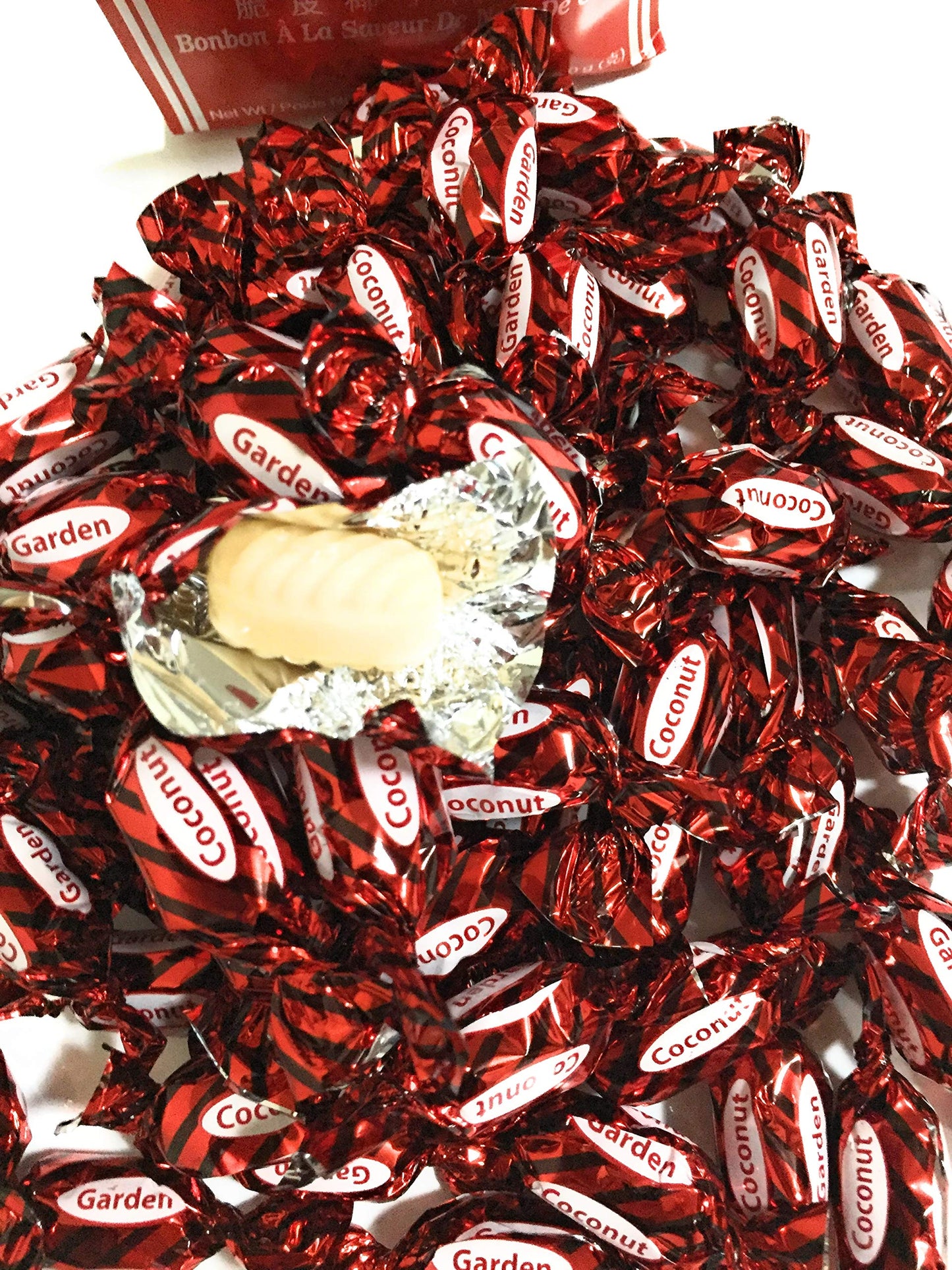Garden Candy Combo-Coconut Crunch.Strawberry Flavour.Mint Crunch.Chocolate Crunch (12.3 Oz Each)