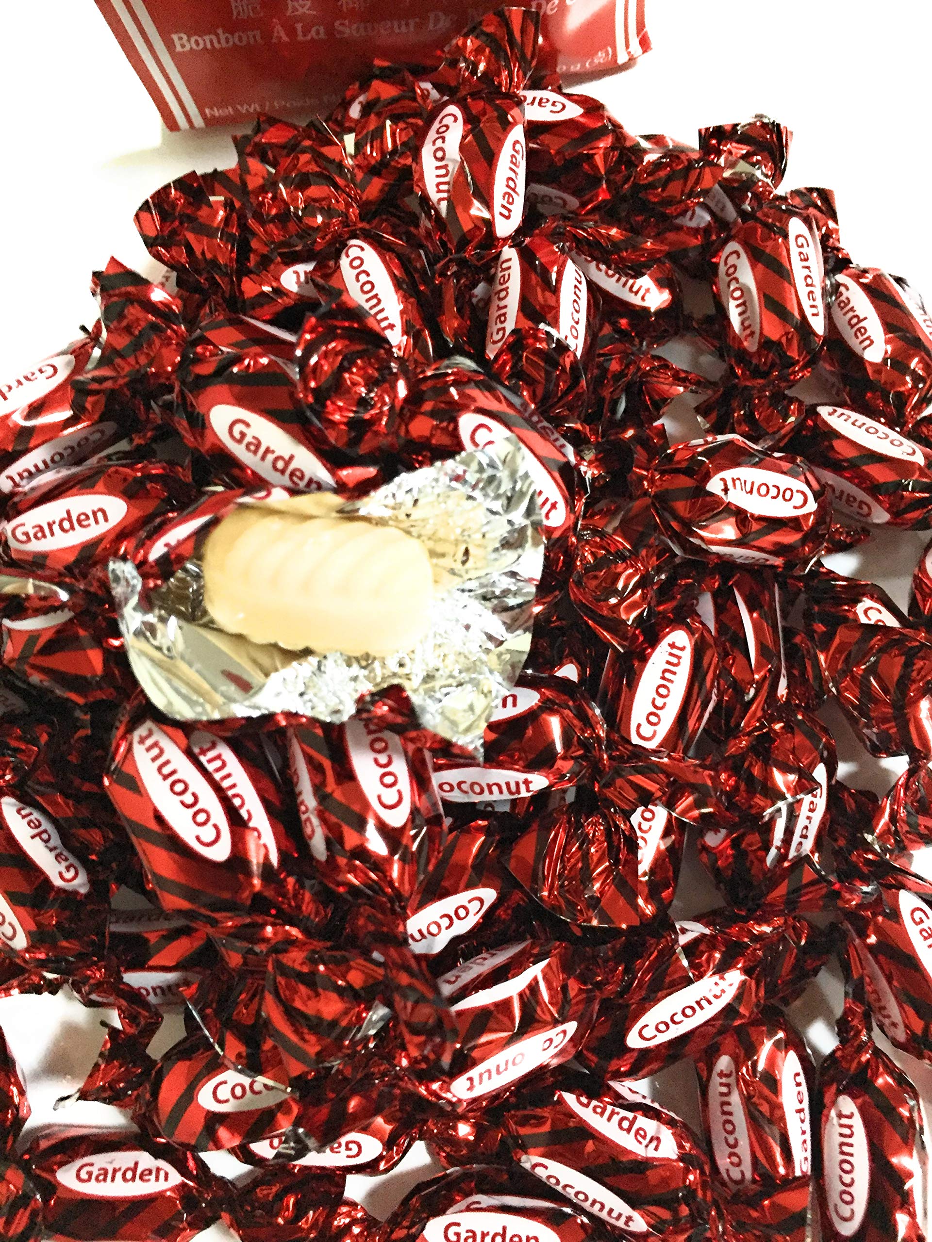 Garden Candy Combo-Coconut Crunch.Strawberry Flavour.Mint Crunch.Chocolate Crunch (12.3 Oz Each)
