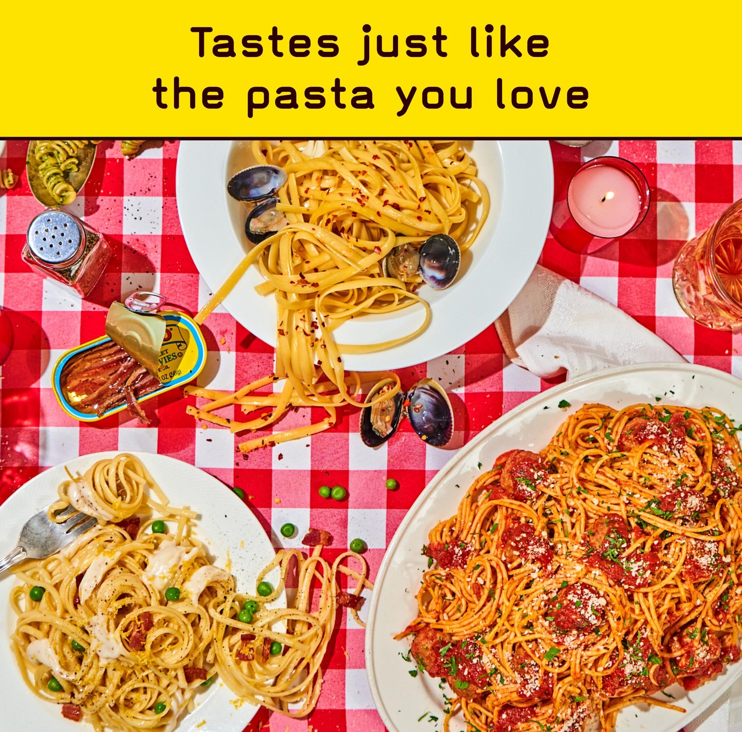 Low Carb, Protein Pasta Variety | Spaghetti, Fettuccine, Linguine with 17g Protein, 7g Carbs | Healthy, Keto Pasta Made in Italy | 3-Pack, 8oz
