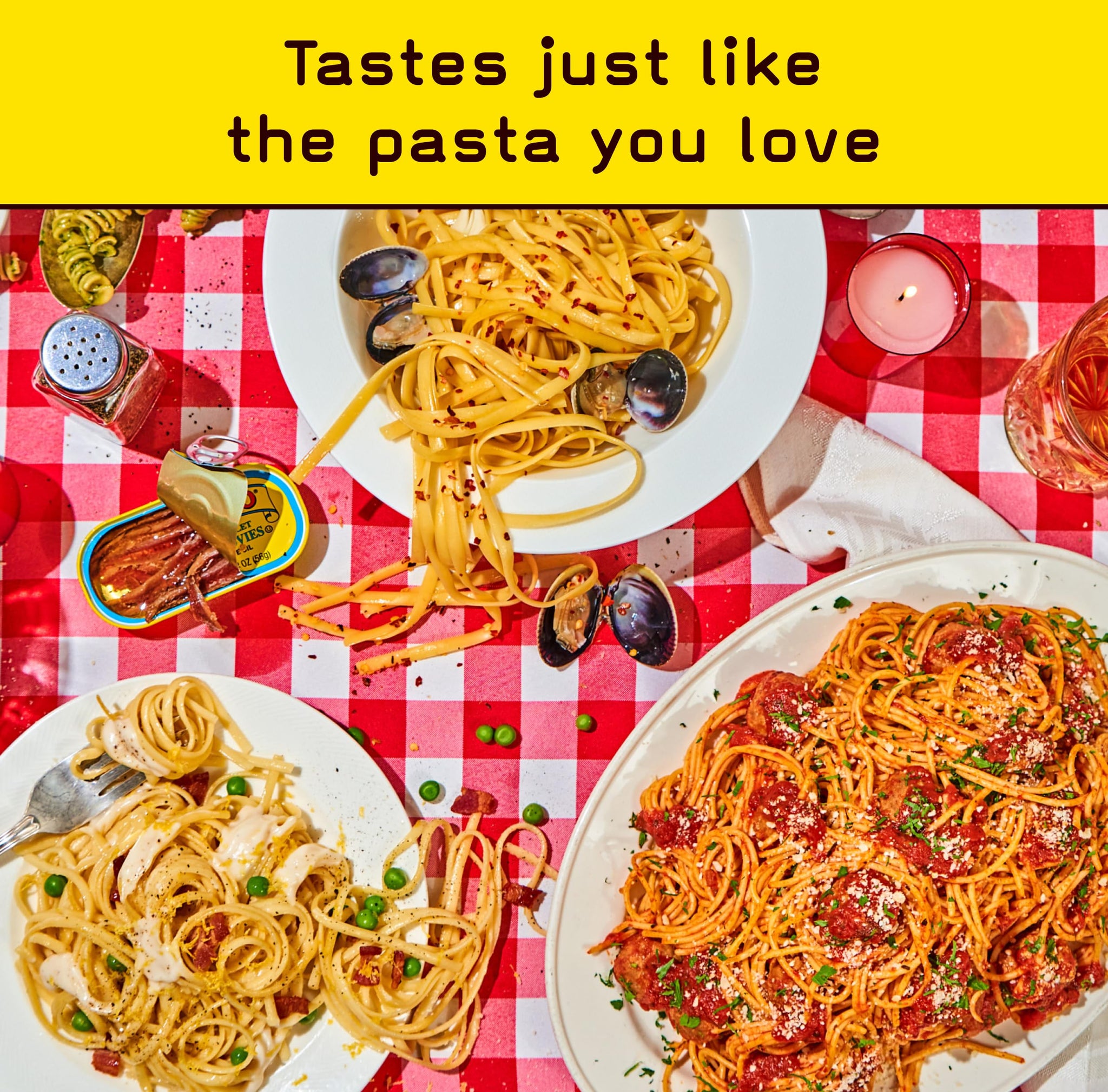 Low Carb, Protein Pasta Variety | Spaghetti, Fettuccine, Linguine with 17g Protein, 7g Carbs | Healthy, Keto Pasta Made in Italy | 3-Pack, 8oz