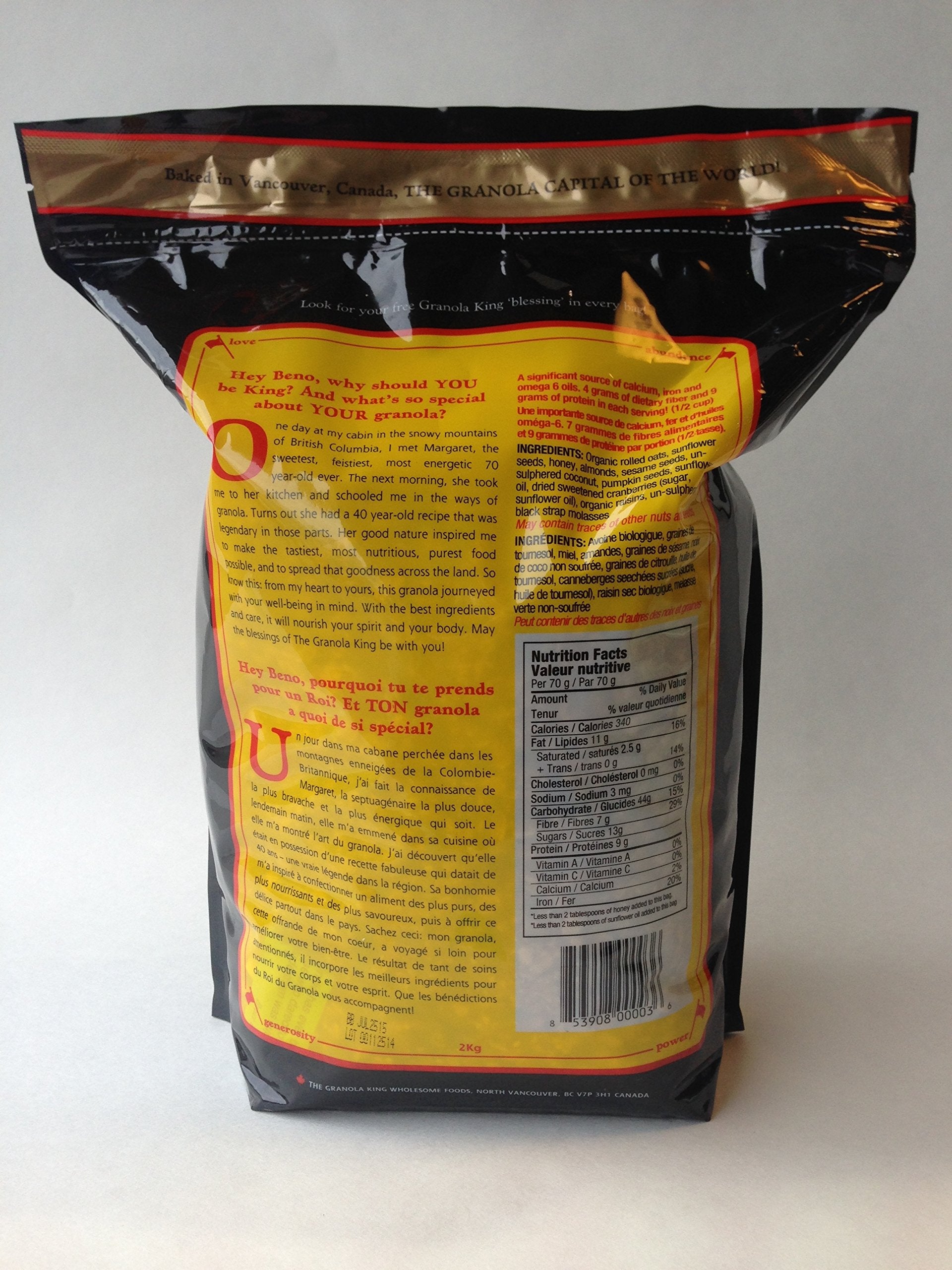 The Granola King Gourmet Granola, 70.55 OZ