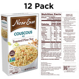 Near East Toasted Pine Nut Couscous Mix 5.6 oz (Pack of 12)