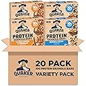 Quaker Protein Granola Bars, 2 Flavor Variety Pack, 10g Protein, 1.41 oz Bars, 20ct