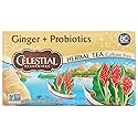 Celestial Seasonings Ginger & Probiotics Herbal Tea, 16 CT
