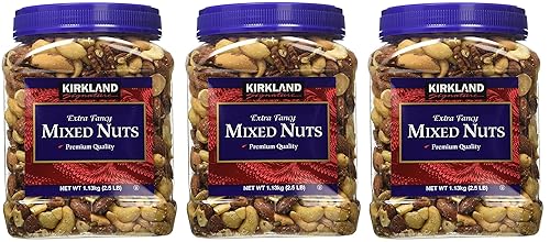 Kirkland Signature VVhZbL Fancy Mixed Nuts, 40 Ounce (3 Pack)