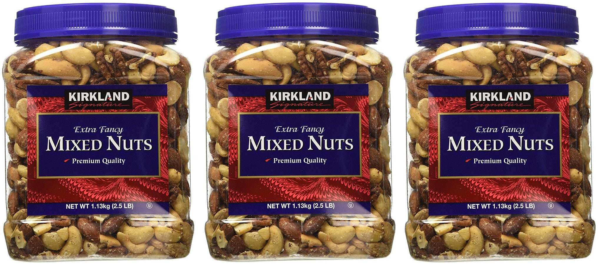Kirkland Signature VVhZbL Fancy Mixed Nuts, 40 Ounce (3 Pack)