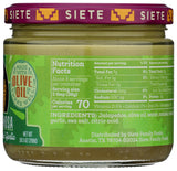 Siete Family Foods Creamy Jalapeno Salsa, 10.5 Ounce