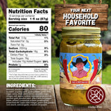 Kent Rollins Sweet & Spicy Mustard - Hatch Chile Gourmet Mustard Sauce for Burgers, Sandwiches & Dipping - Sweet Heat Condiment - Gluten Free - 16 oz