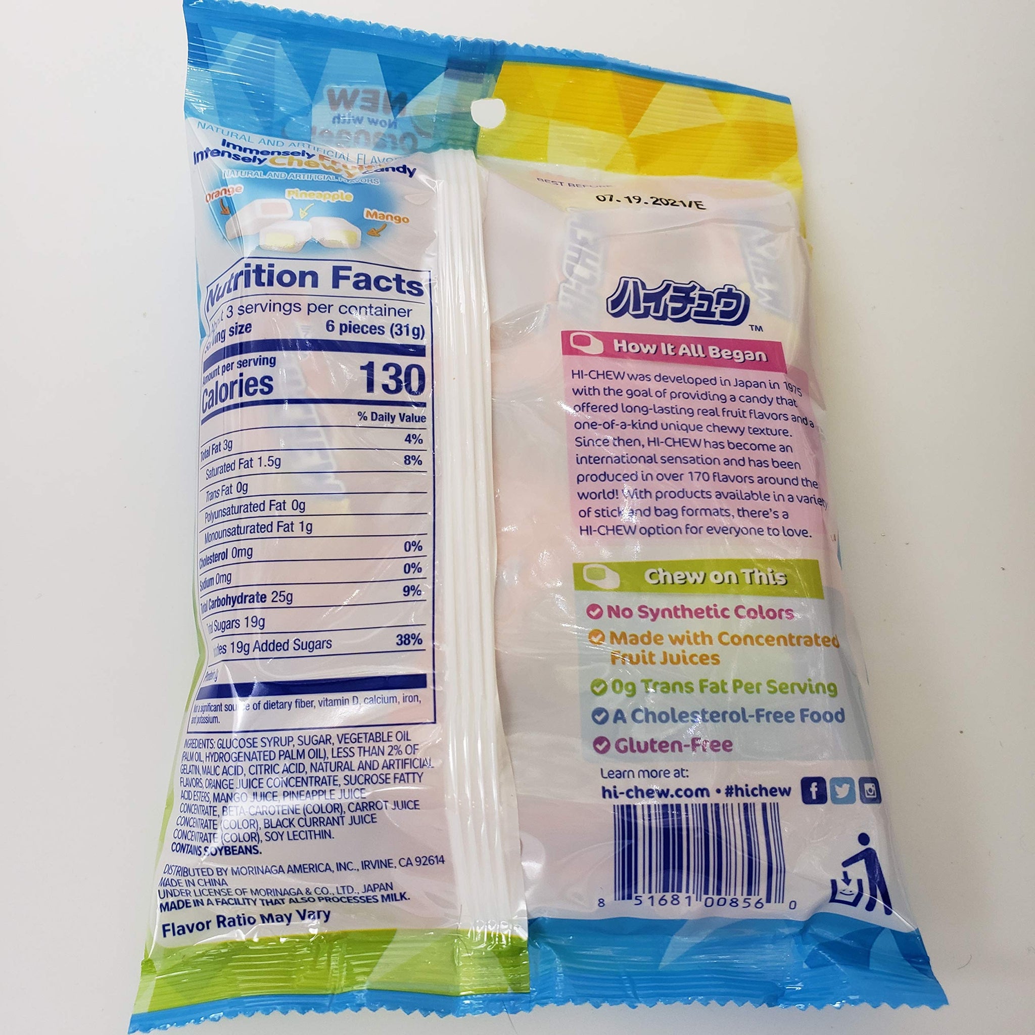 HI CHEW TROPICAL MIX CHEWY CANDY 3.53OZ