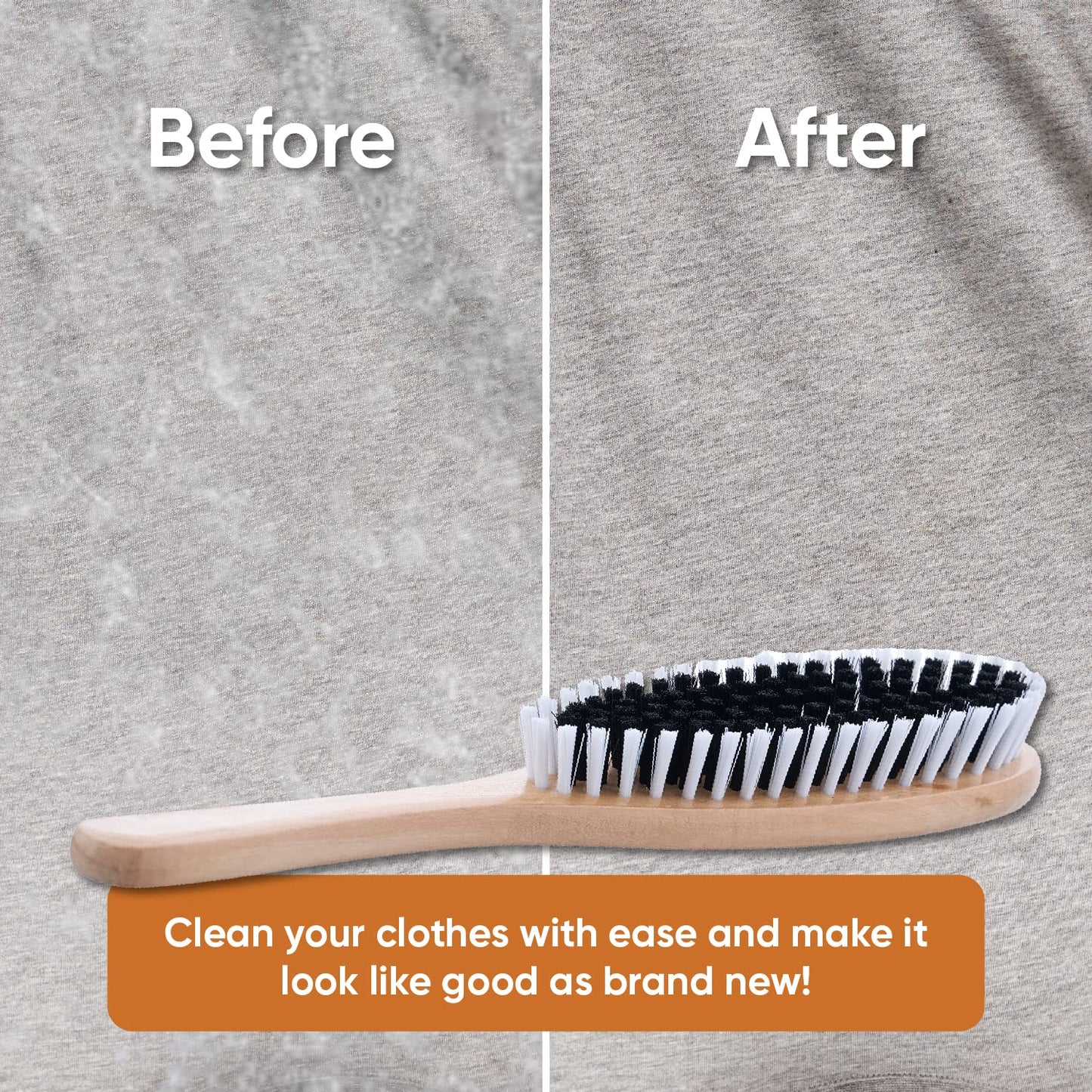 Clothes Brush Garment Brush Sturdy Bristles, Garment Lint Remover, Wool Suits, Lint Brush, Pet Hair Removel, Suede, Dust, Hat Brush Durable Wood