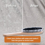 Clothes Brush Garment Brush Sturdy Bristles, Garment Lint Remover, Wool Suits, Lint Brush, Pet Hair Removel, Suede, Dust, Hat Brush Durable Wood