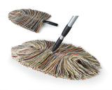 Sladust All Wool Dust Mop with Telescoping Handle and Hand Duster Made in The USA