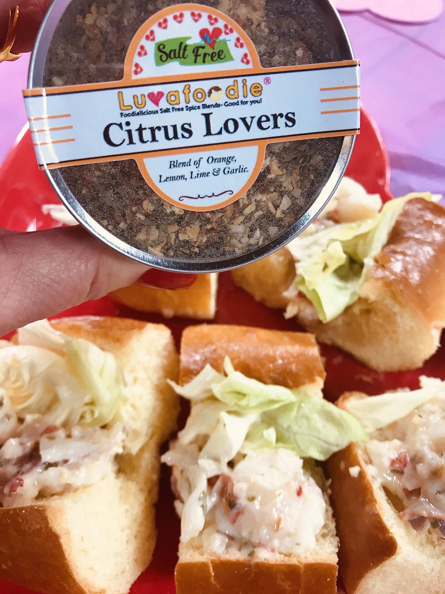 Luvafoodie Two Pack Salt-Free Citrus Lovers Spice Blend
