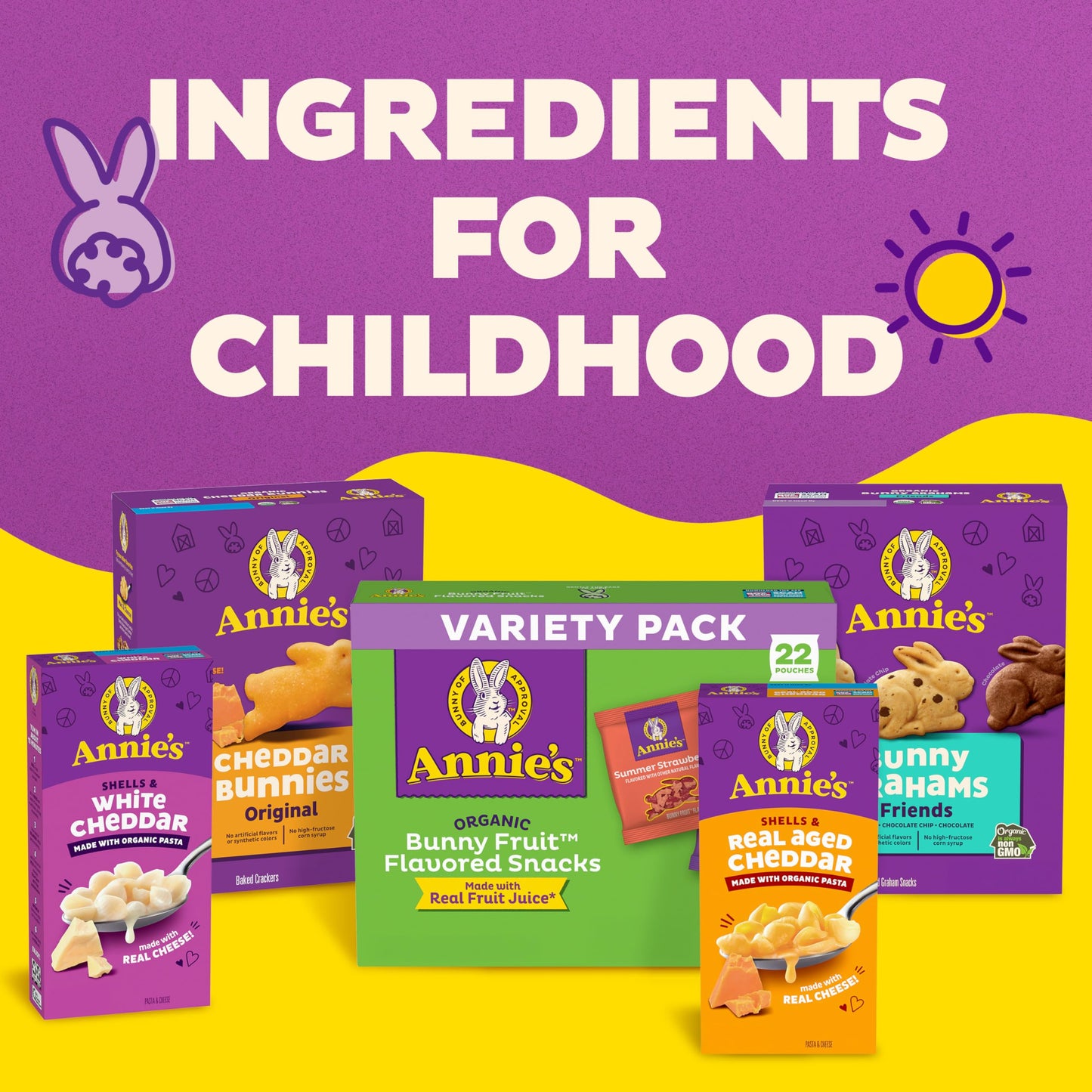 Annie's Organic Cheddar Cheesy Smiles, Baked Corn Puffs, Gluten Free, 4 oz