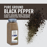 McCormick Culinary Pure Ground Black Pepper, 18 oz - One 18 Ounce Container of Bulk Black Pepper Finely Ground, Perfect for Chefs and Pepper Shaker