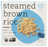 Grain Trust Organic Steamed Brown Rice 3 Count, 30 OZ