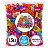 Chocolate and Candy Party Favor Candy Mix - 15 lb Pinata Stuffers Candy Bulk - Goodie Bag Stuffers for Kids Party Favors - Chocolate Candy Variety