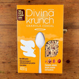 Divina Krunch Flaxseeds, Walnuts, Pecans, Sesame & Hazelnuts Granola - 400g - Pack of 32