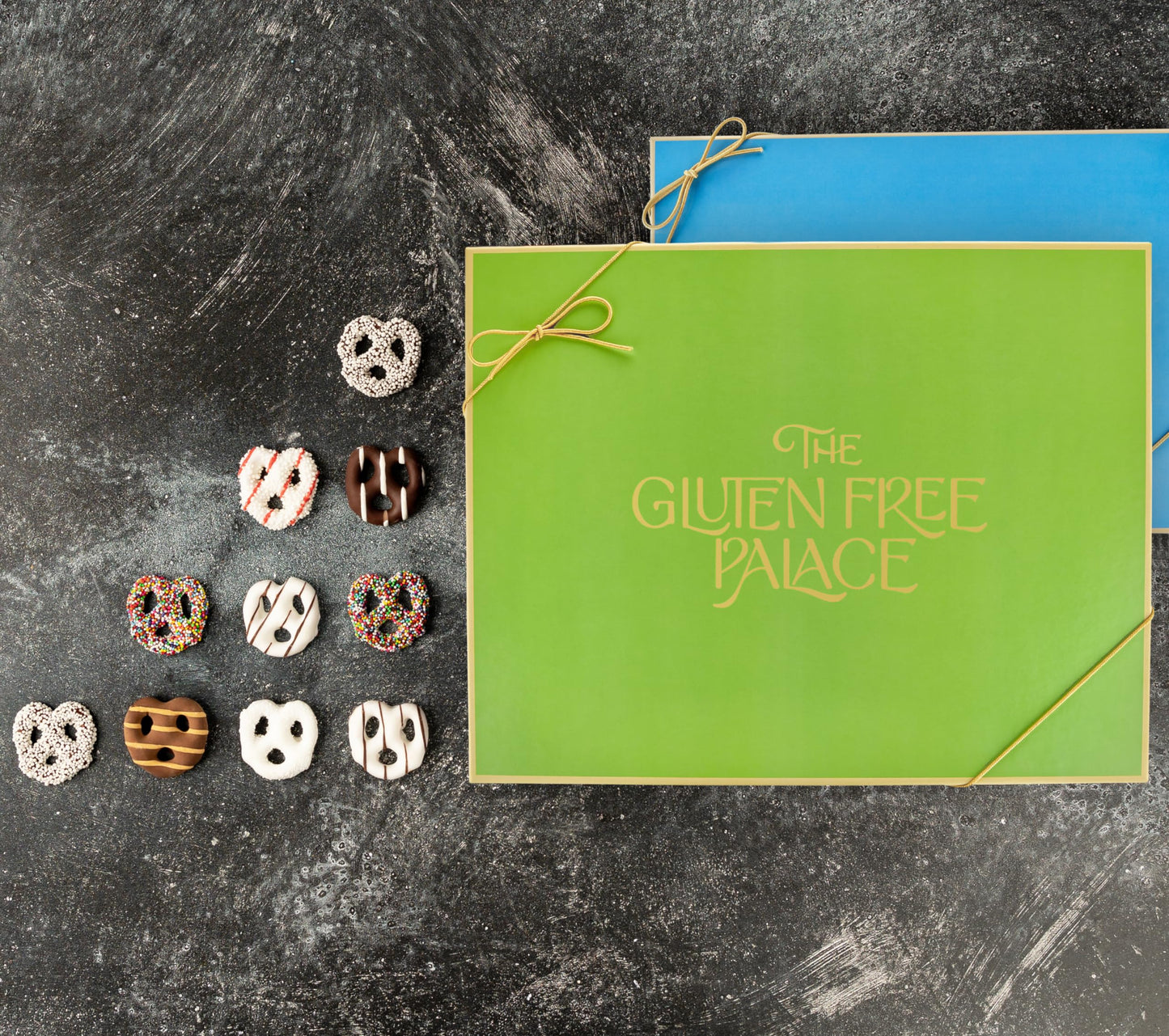 Gluten Free Palace Chocolate Covered Pretzels Gift Box - Gourmet Gluten Free Father's Day Chocolate Pretzels Gift Basket - Sweet & Salty Crunchy Treat