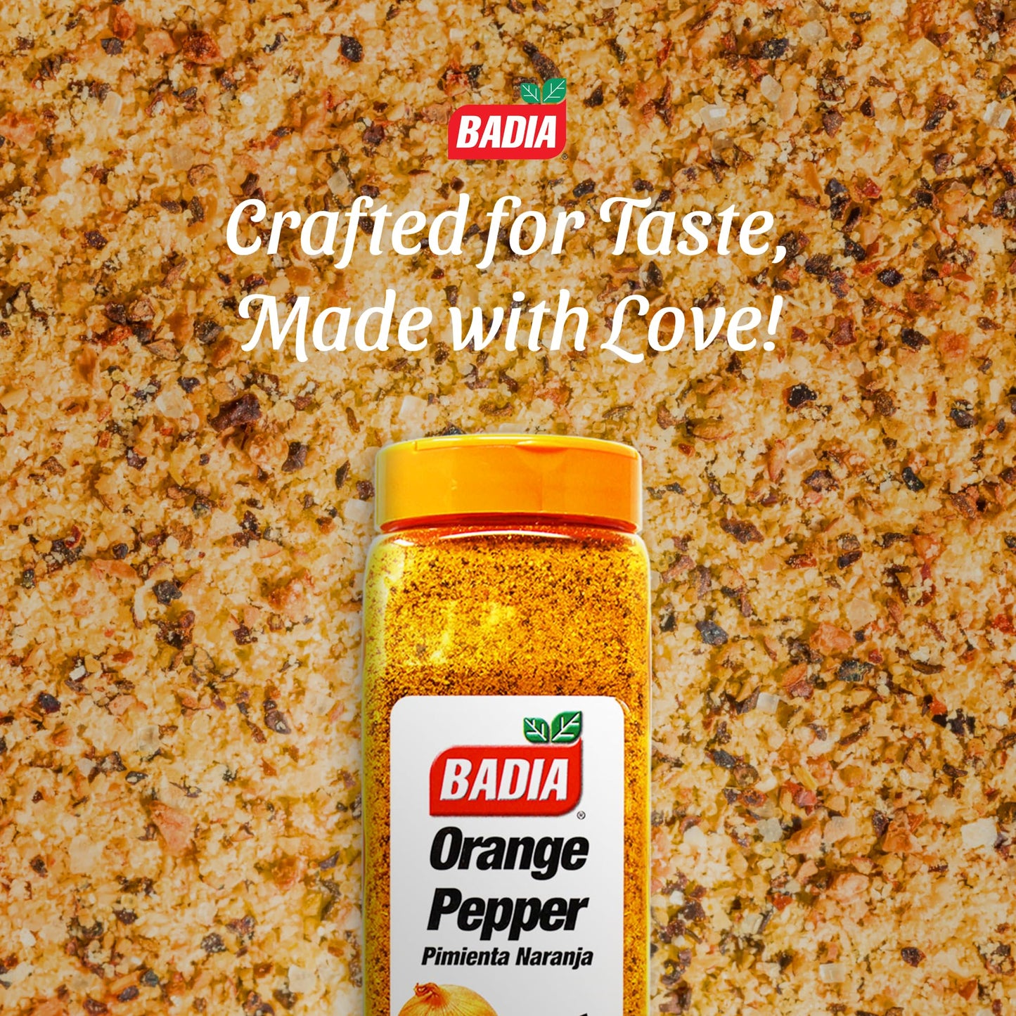 Badia Orange Pepper Seasoning, 26 oz - Pepper, Garlic & Onion, Zesty Citrus Blend for Chicken, Seafood & Vegetables