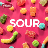 Albanese World's Best Sour Mini Neon Gummi Worms | 4.5lbs of Candy | 5 Super Sour Flavors, Gluten Free, Fat Free, Soft & Chewy Gummies | Blue