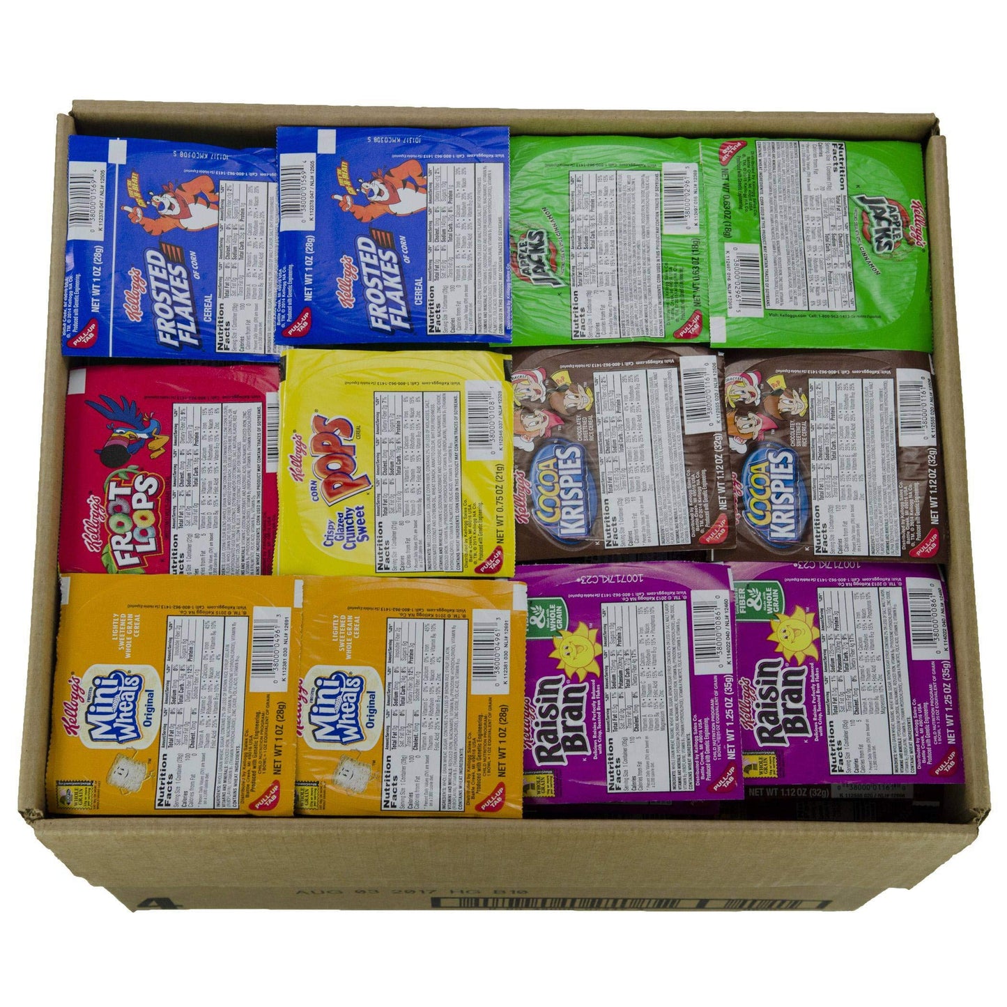 Kellogg's Cereal Favorites Variety Pack, Single Serve Bowls (Pack of 96)