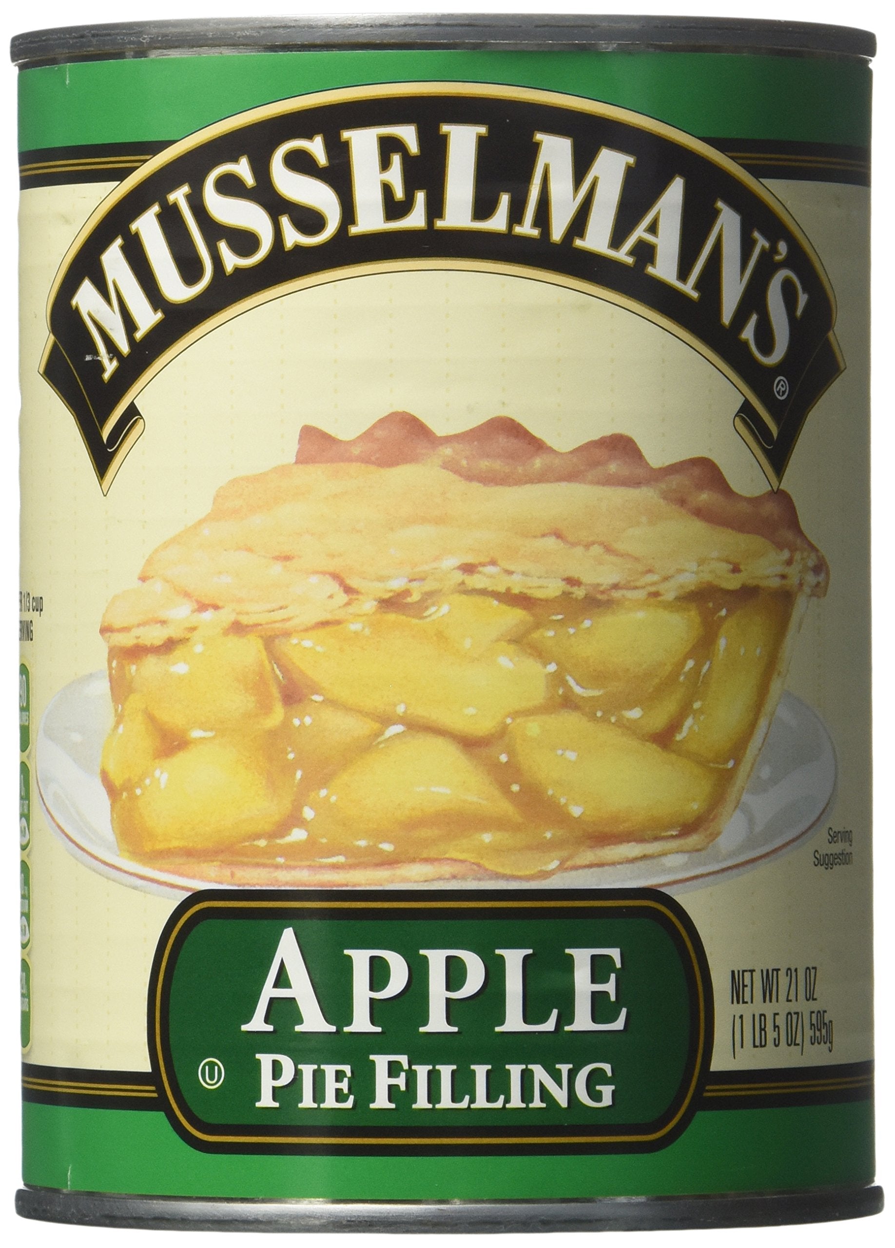 Musselman's Apple Pie Filling net wt 21OZ(pack of 2)