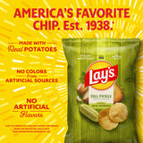 Lay's Potato Chips Dill Pickle Flavor, 7.75 Oz