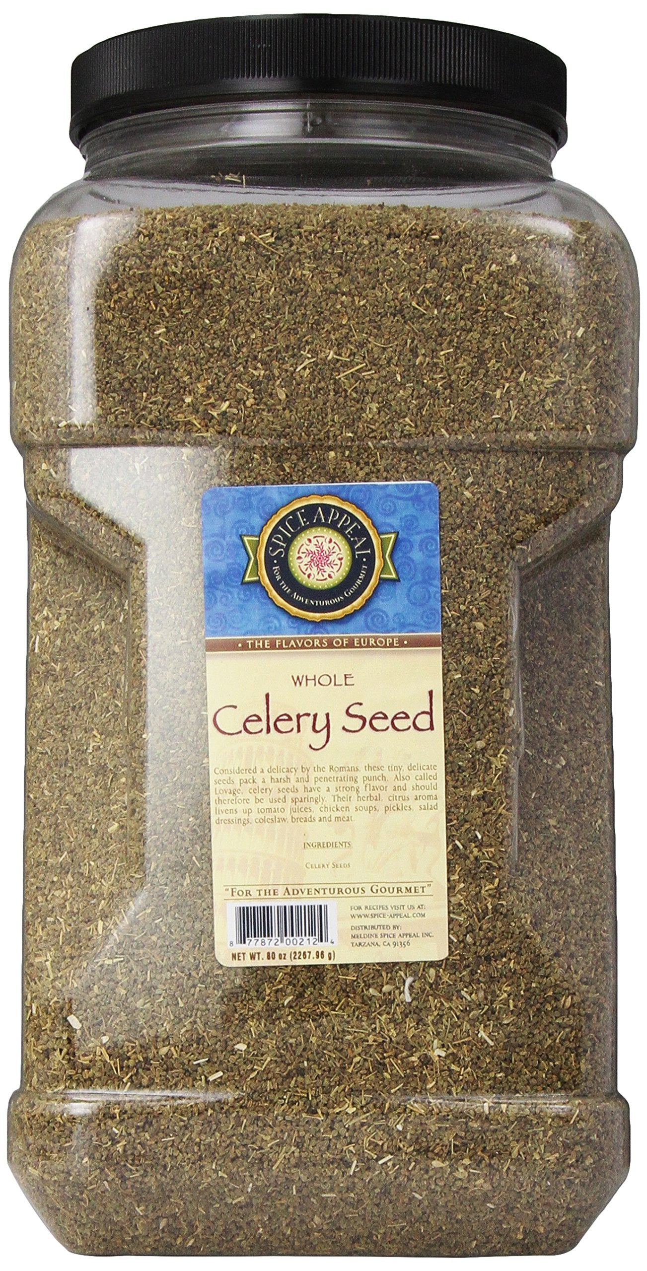Spice Appeal Celery Seed Whole, 5 lbs