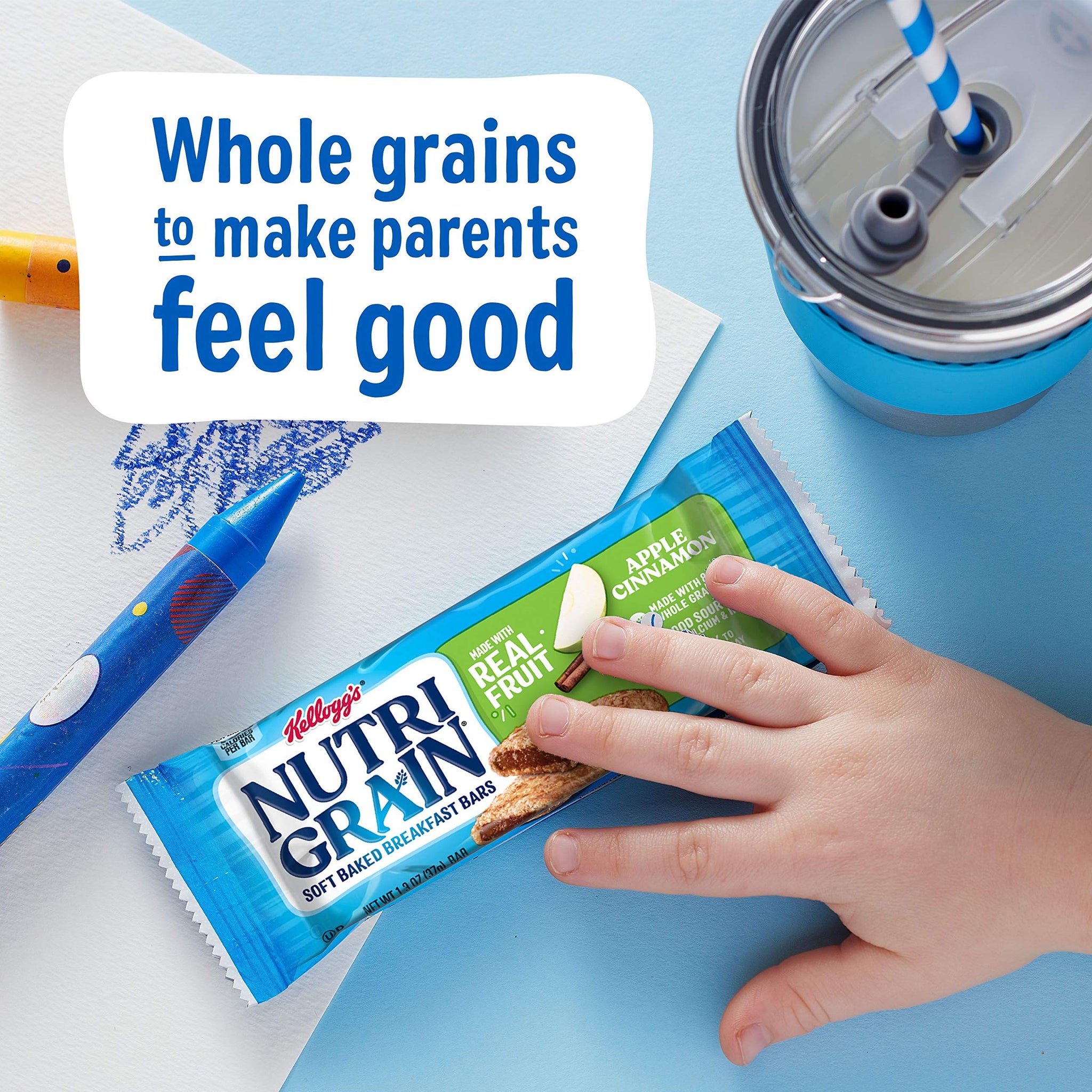 Kellogg's Nutri-Grain Nutri-Grain Cereal Bars - Apple Cinnamon - 1.3 oz - 16 ct