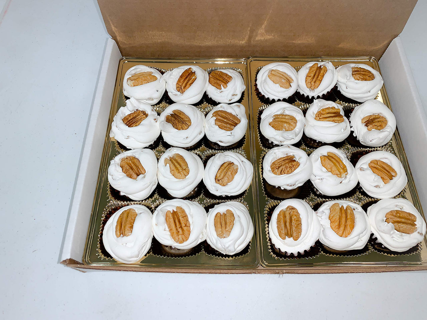 24 Piece Divinity Gift Box (With Pecans) Old Fashioned Divinity, Just Like Home Made Divinity.