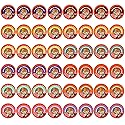 Crazy Cups Flavored Coffee Pods Variety Pack - Coffee Flavors and Chocolate Coffee Flavors for Keurig K Cups Machines, Medium Roast, Single Serve