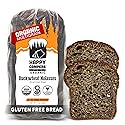 Happy Campers Buckwheat Molasses Gluten Free Bread, Whole Grain, Non-GMO, Vegan, Organic, 17.4 oz Loaf (Pack of 4)