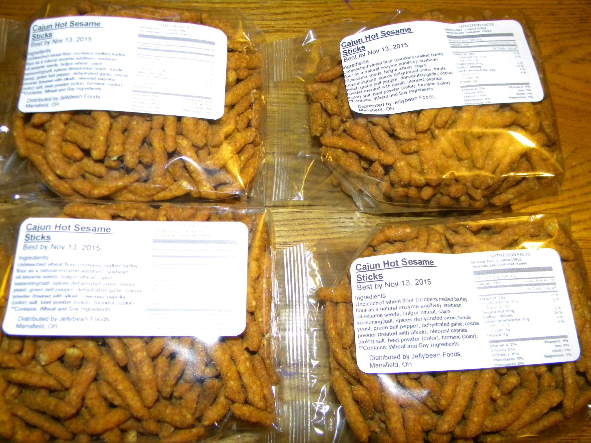 Snacks (Cajun Hot Sesame Stick, 1 LB)